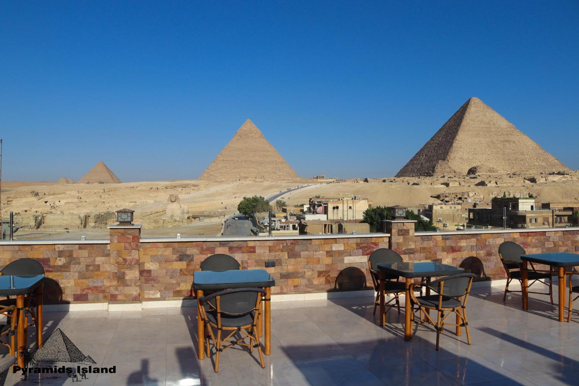 Bed and Breakfast Pyramids Island à Kafret el-Gabal Extérieur photo