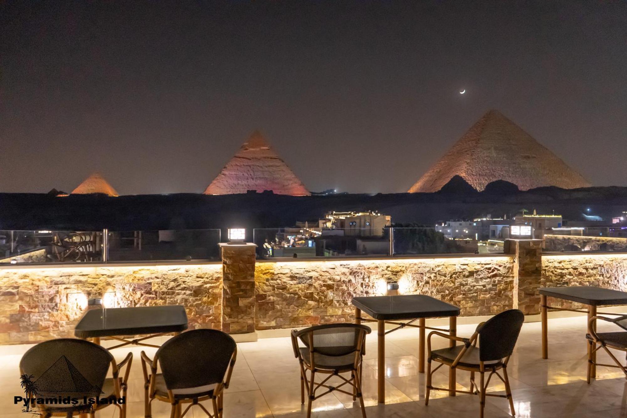 Bed and Breakfast Pyramids Island à Kafret el-Gabal Extérieur photo