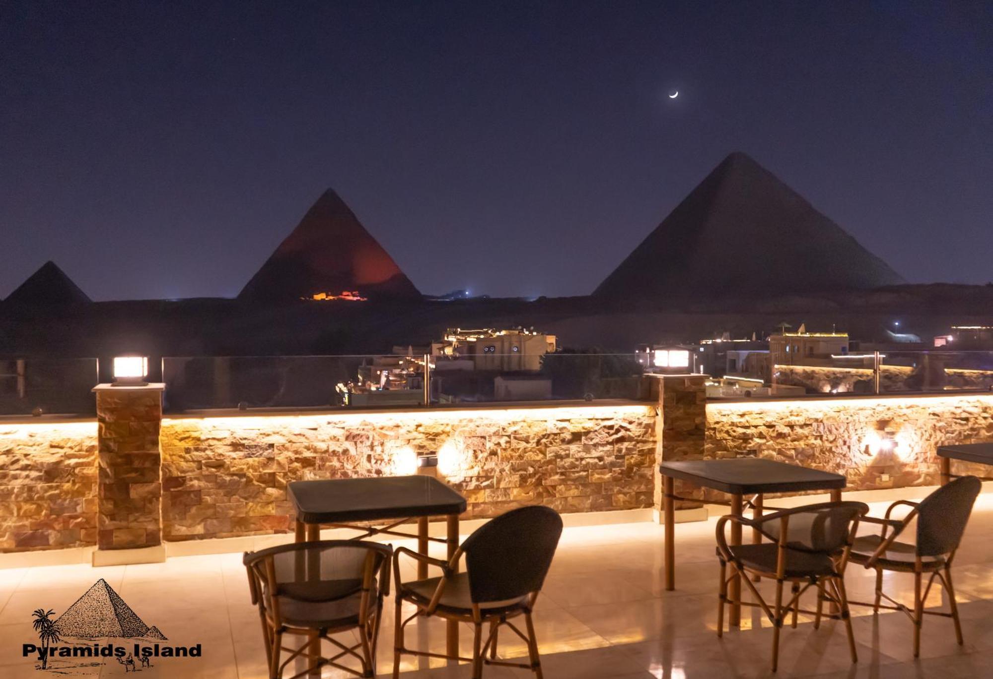 Bed and Breakfast Pyramids Island à Kafret el-Gabal Extérieur photo