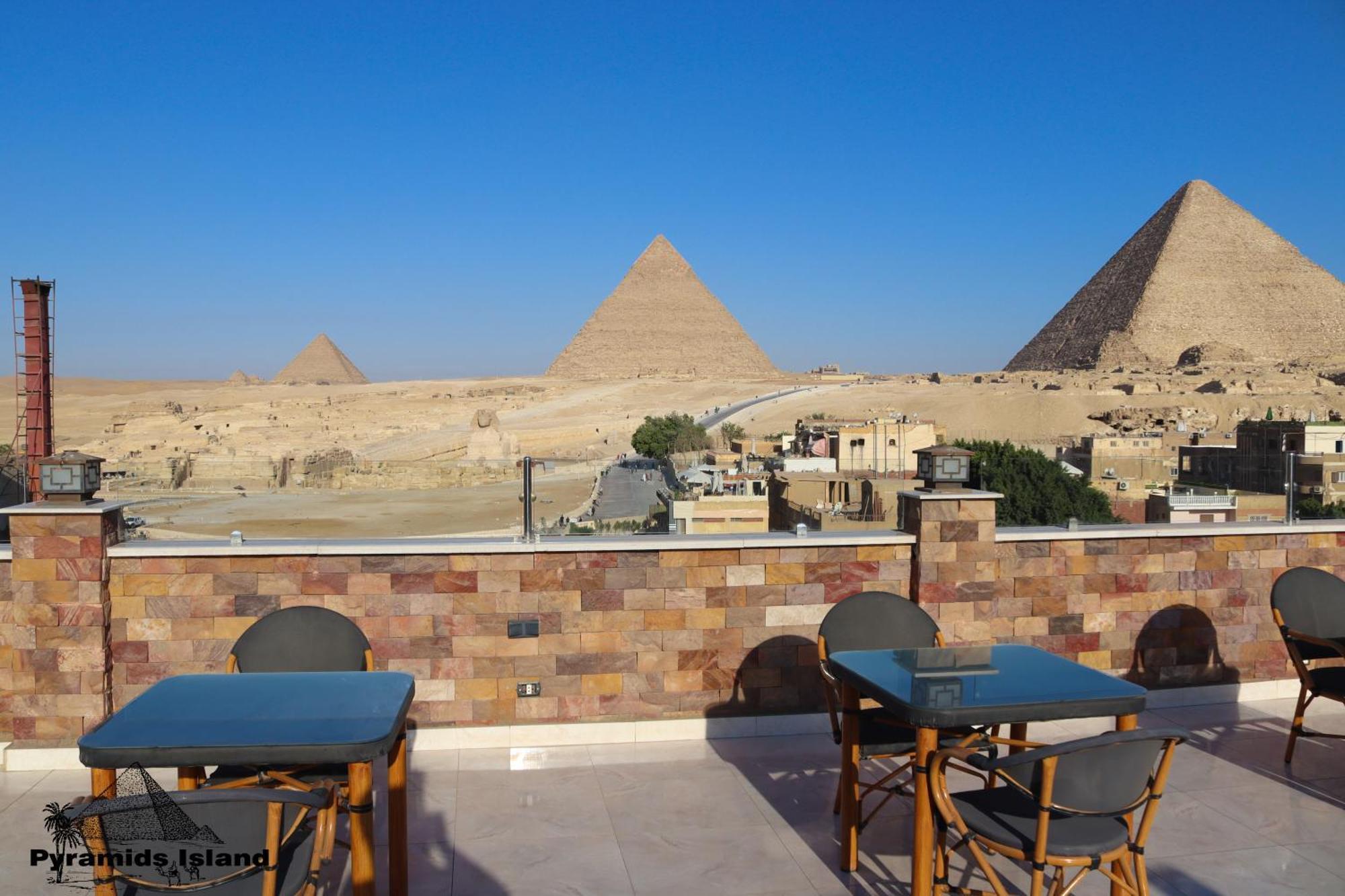 Bed and Breakfast Pyramids Island à Kafret el-Gabal Extérieur photo