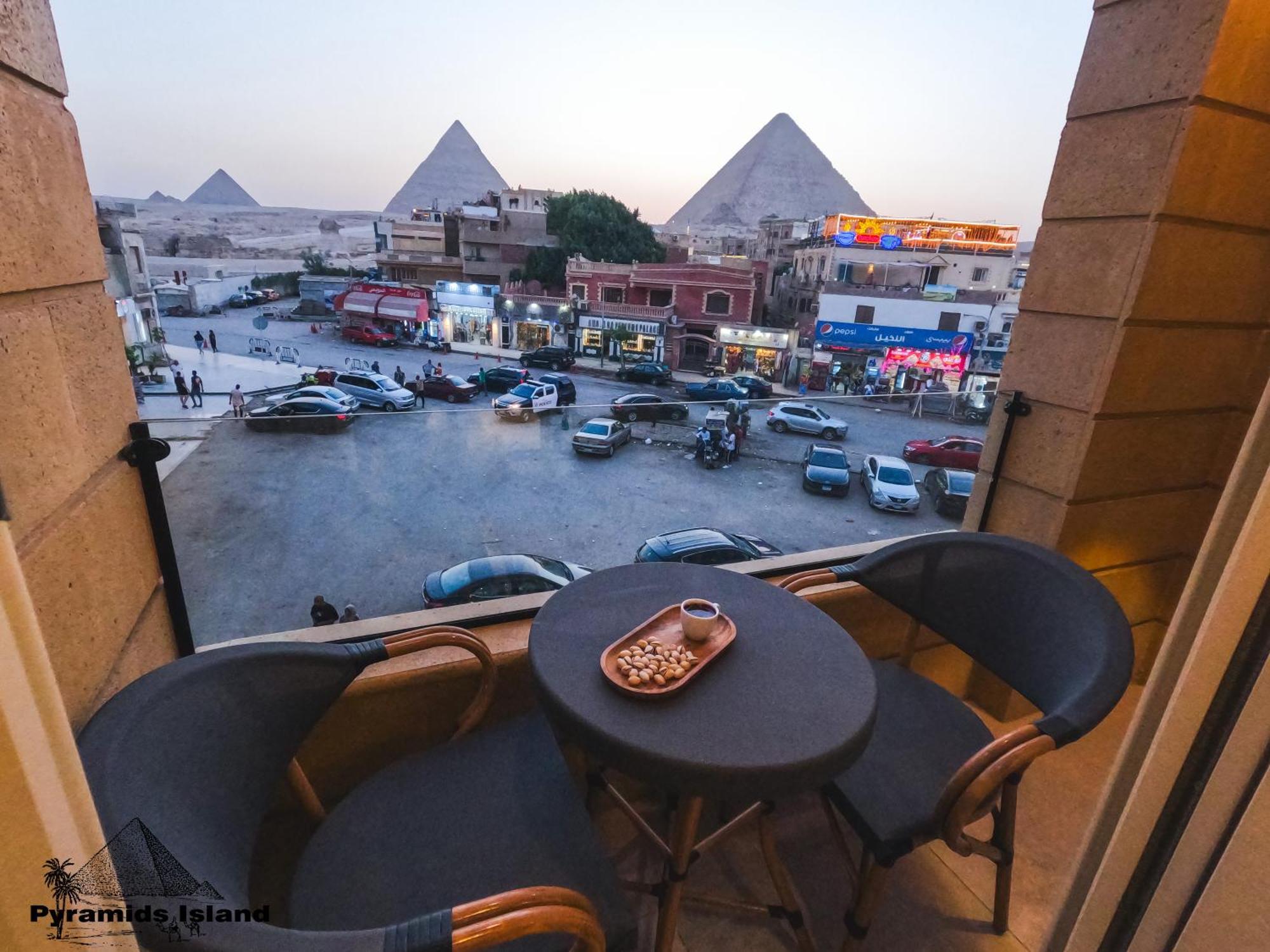 Bed and Breakfast Pyramids Island à Kafret el-Gabal Extérieur photo
